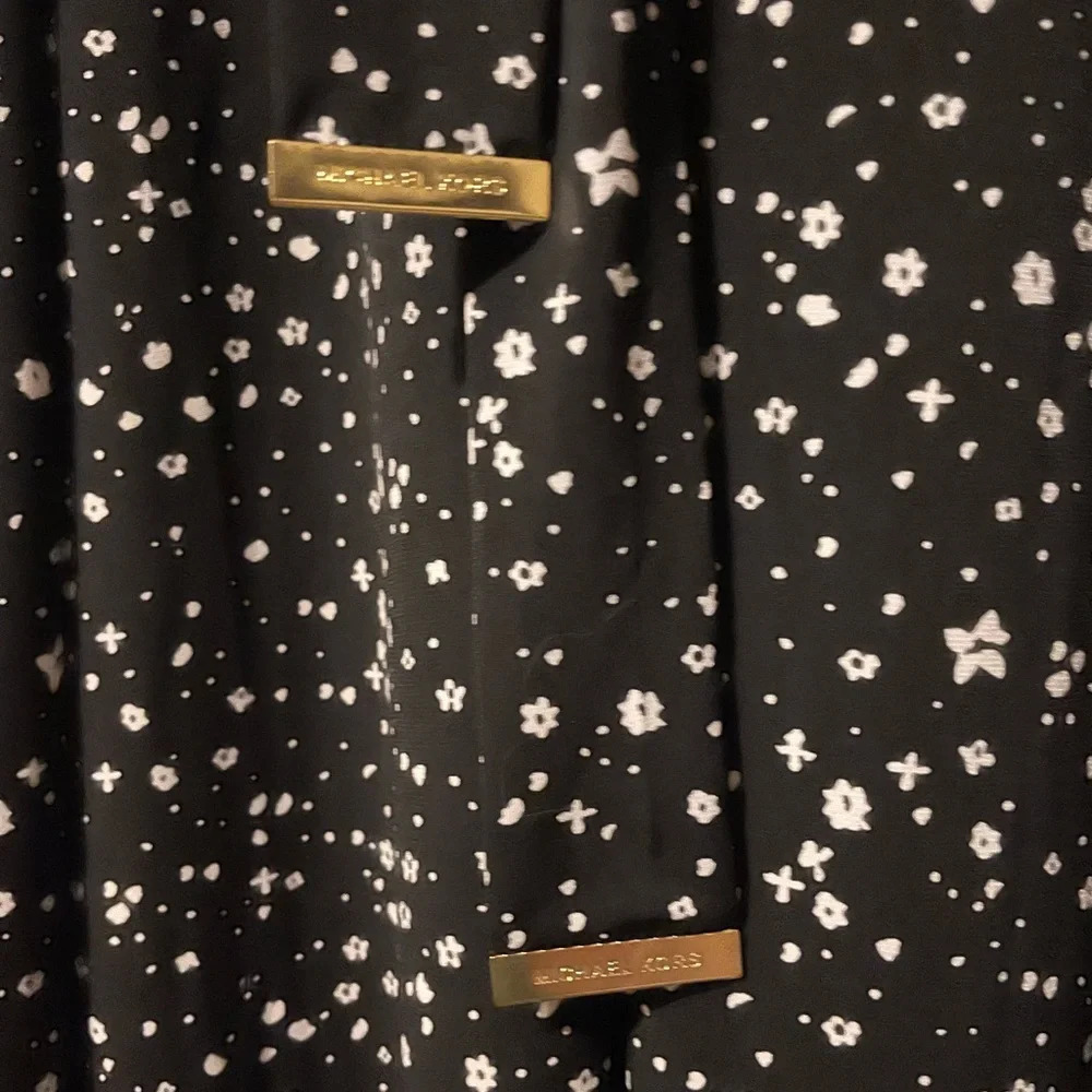 Michael Kors Nora Print Border Maxi Dress Size Medium - Picture 10 of 10